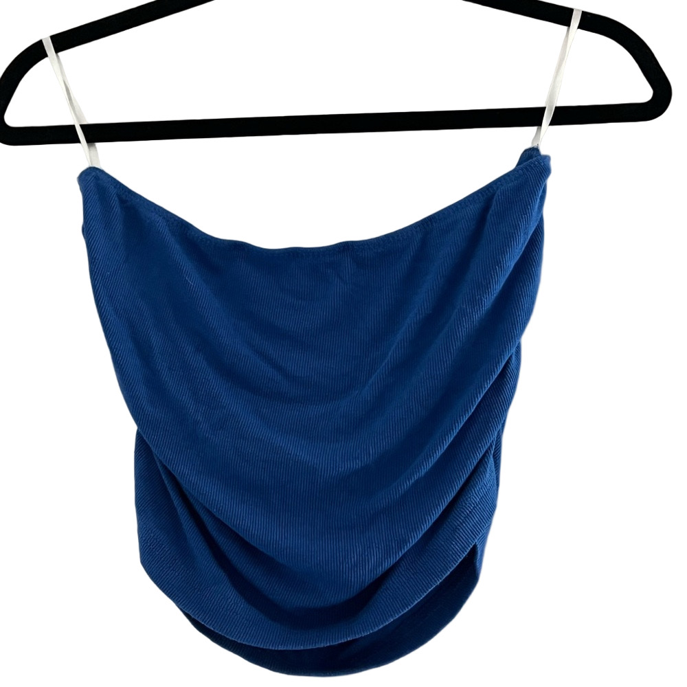 SHEIN Blue Draped Camisole Top